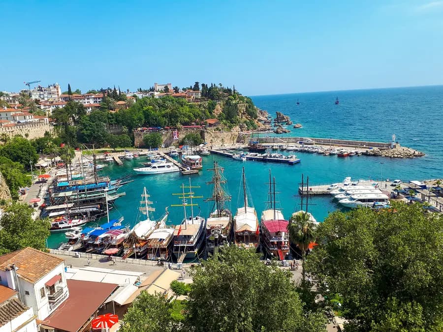 Kaleiçi, de oude stad