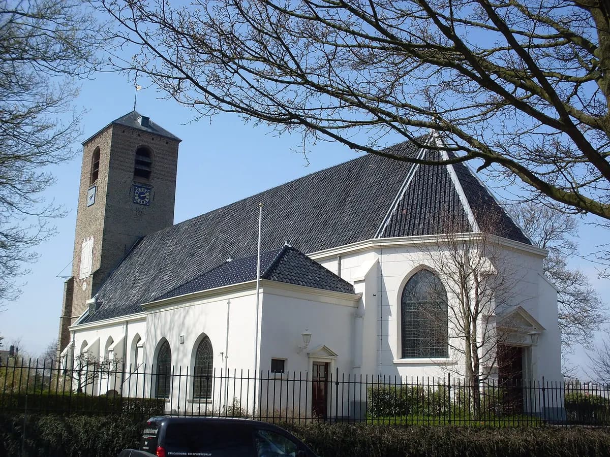 Lisse: een bloementuin met brede bloembedden in bloei